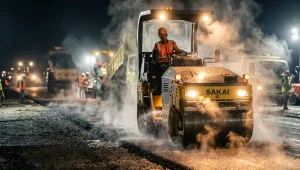jasa pervaikan jalan Aspalindo meratakan aspal jalan