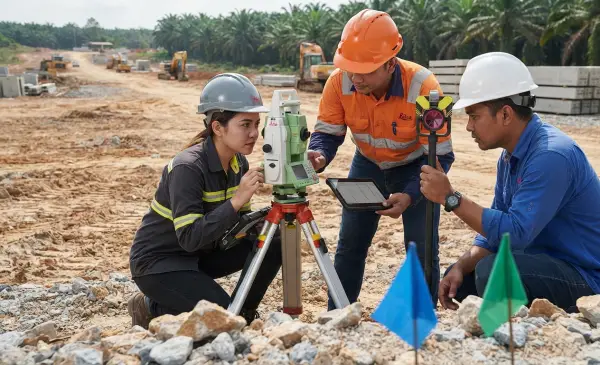 jasa pengukuran tanah jakarta memastikan prhitungan presisi