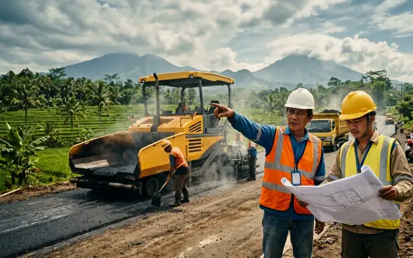 jasa pengaspalan cikarang sedang merencanakan side plan pengaspalan