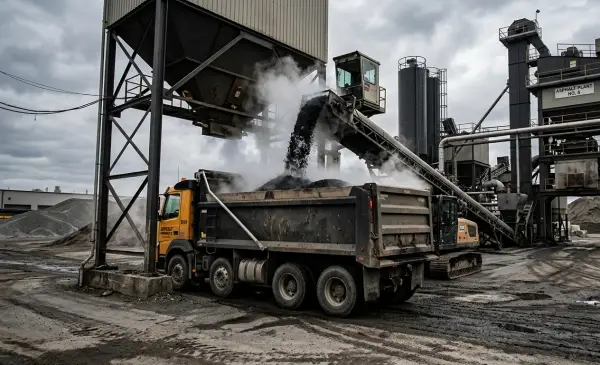 pabrik AMP bandung melakukan loading aspal terbaik