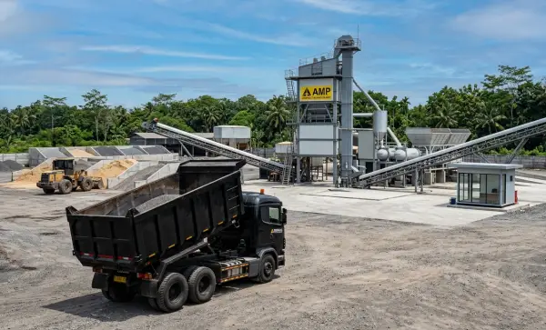 pabrik AMP majalengka siap loading muatan