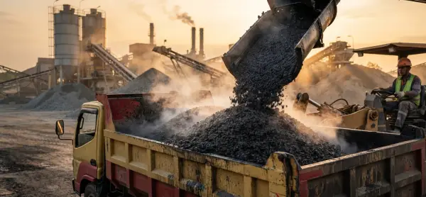pabrik AMP serang siap loading muatan aspal terbaik