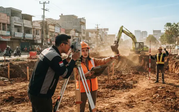 Jasa Survey Topografi Pandeglang siap mengukur dimana saja