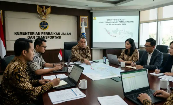 cara mengetahui biaya pembuatan jalan bersama kementerian jalan
