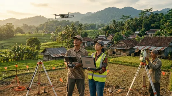 jasa survey topografi cirebon menggunakan teknologi terbaru untuk memastikan data