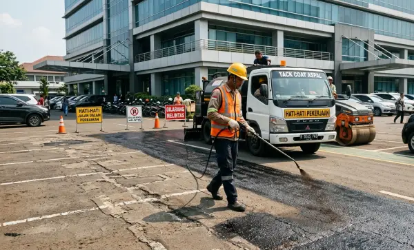 penggunaan tack coat bisa meningkatkan kinerja aspal jalan