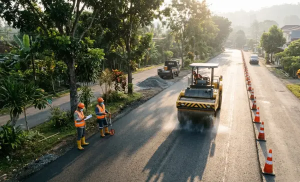 perawatan aspal hotmix bisa dilakukan dengan pemeriksaan rutin