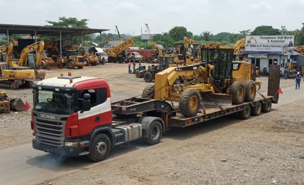 sewa alat berat cikarang melayani pengiriman 24 jam