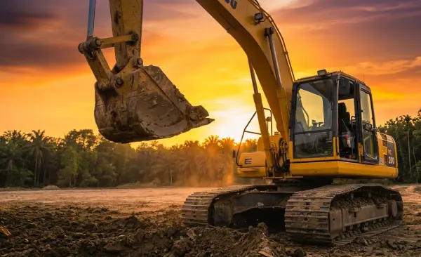 sewa alat berat serang menghadirkan excavator terbaru