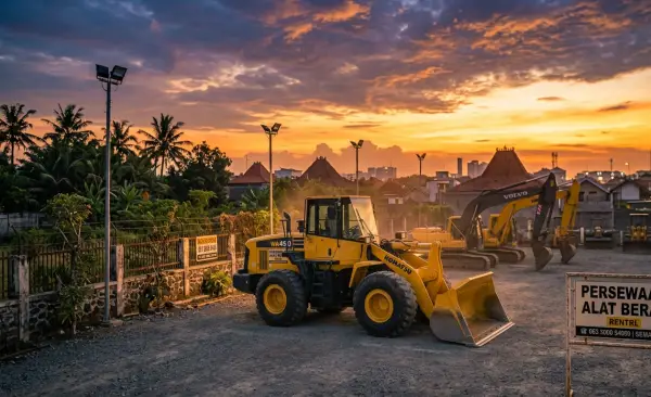 sewa alat berat serang siap di pesan