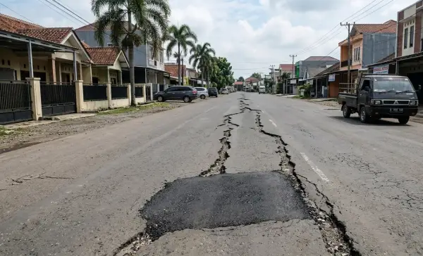 aspal bisa meleleh karena disebabkan oleh beberapa faktor