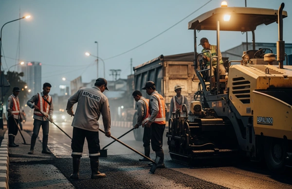 layanan jasa pengaspalan jalan